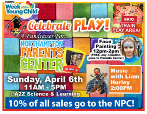 Celebrate Play! - Fundraiser at A2Z Science & Learning Toy Store, Sunday, April 6, 11:00 am - 5:00 pm