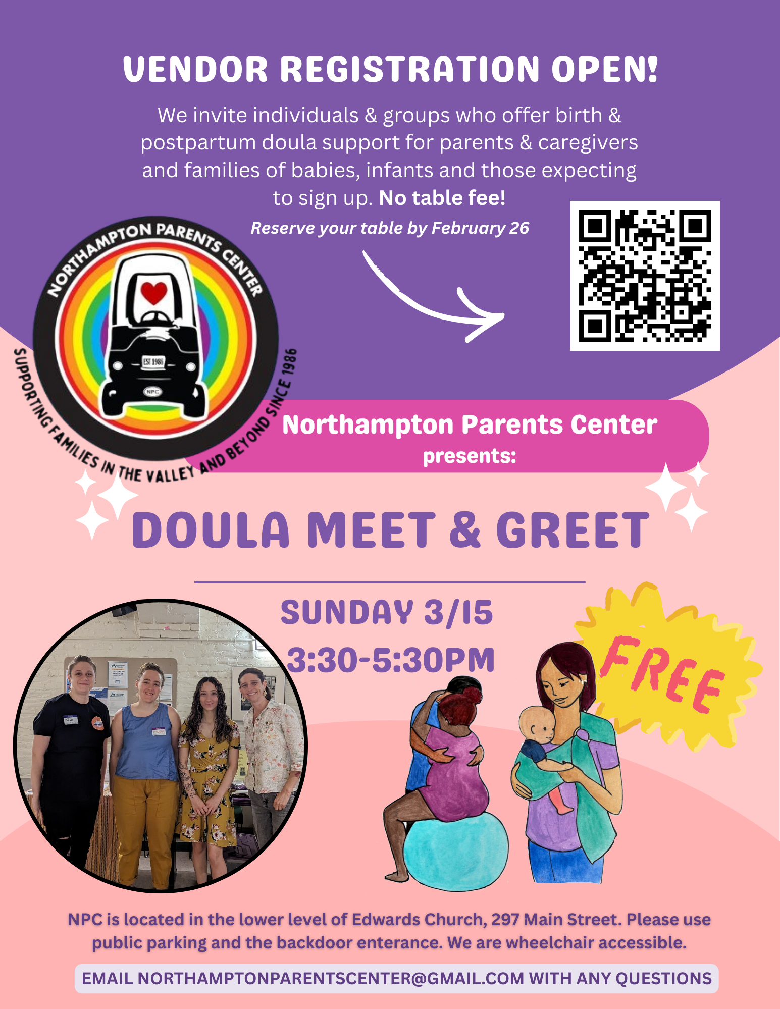 Vendor Registration Open for Doula Meet & Greet!
