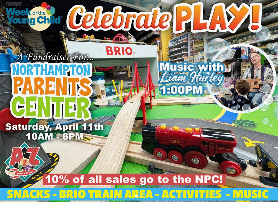 Celebrate Play! With Mr.Liam and A2Z on Sunday, April 11, 10:00 am – 6:00 pm