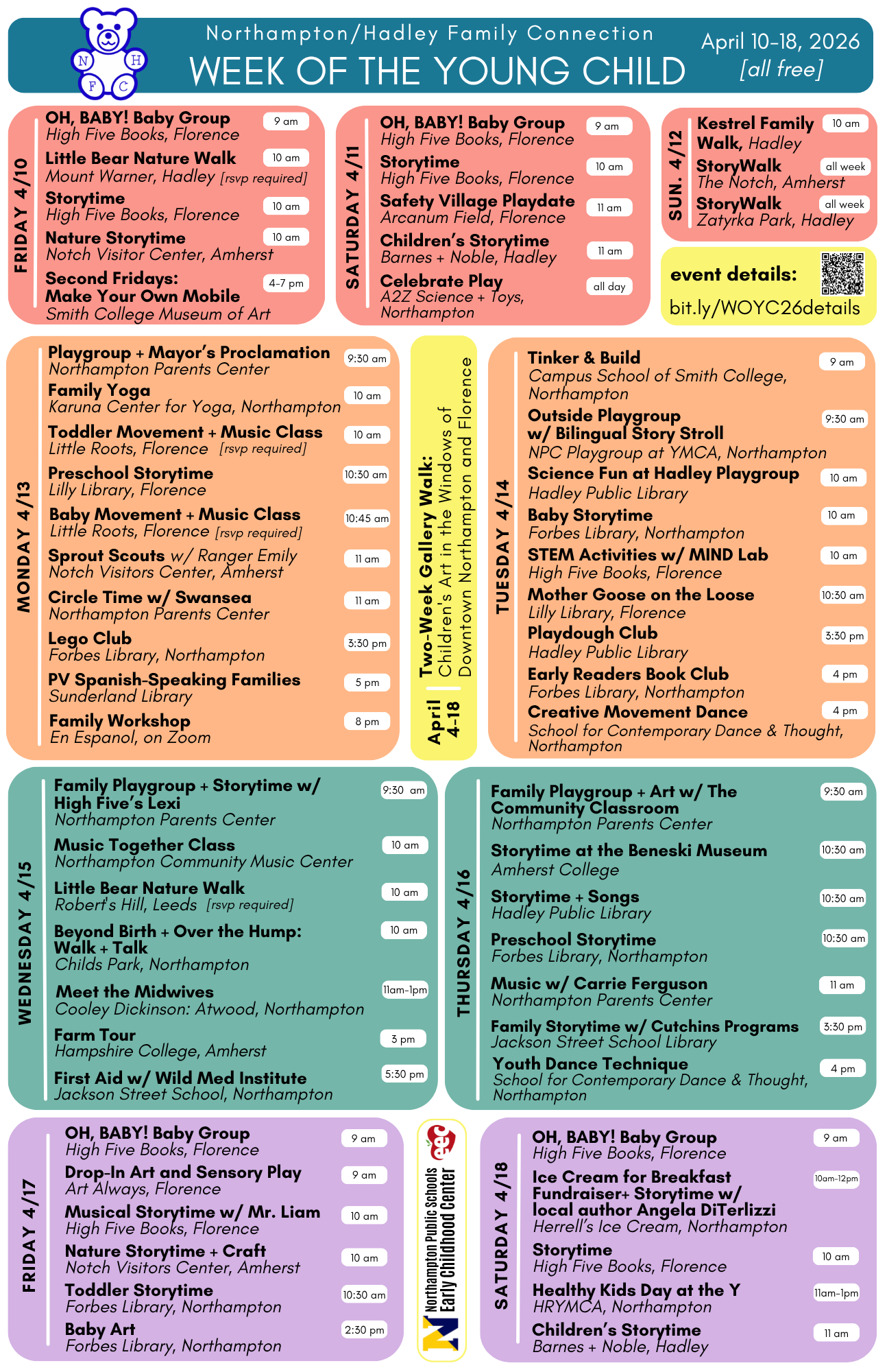 Week of the Young Child, Friday, April 10 to Saturday, April 18!