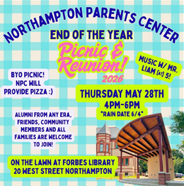 Save the Date! NPC End of Year Picnic & Reunion – Thursday, May 28