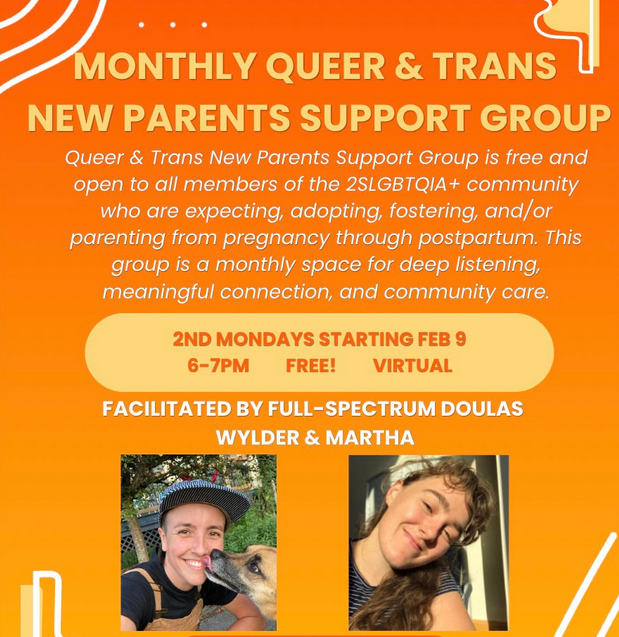 Queer & Trans New Parents Support Group