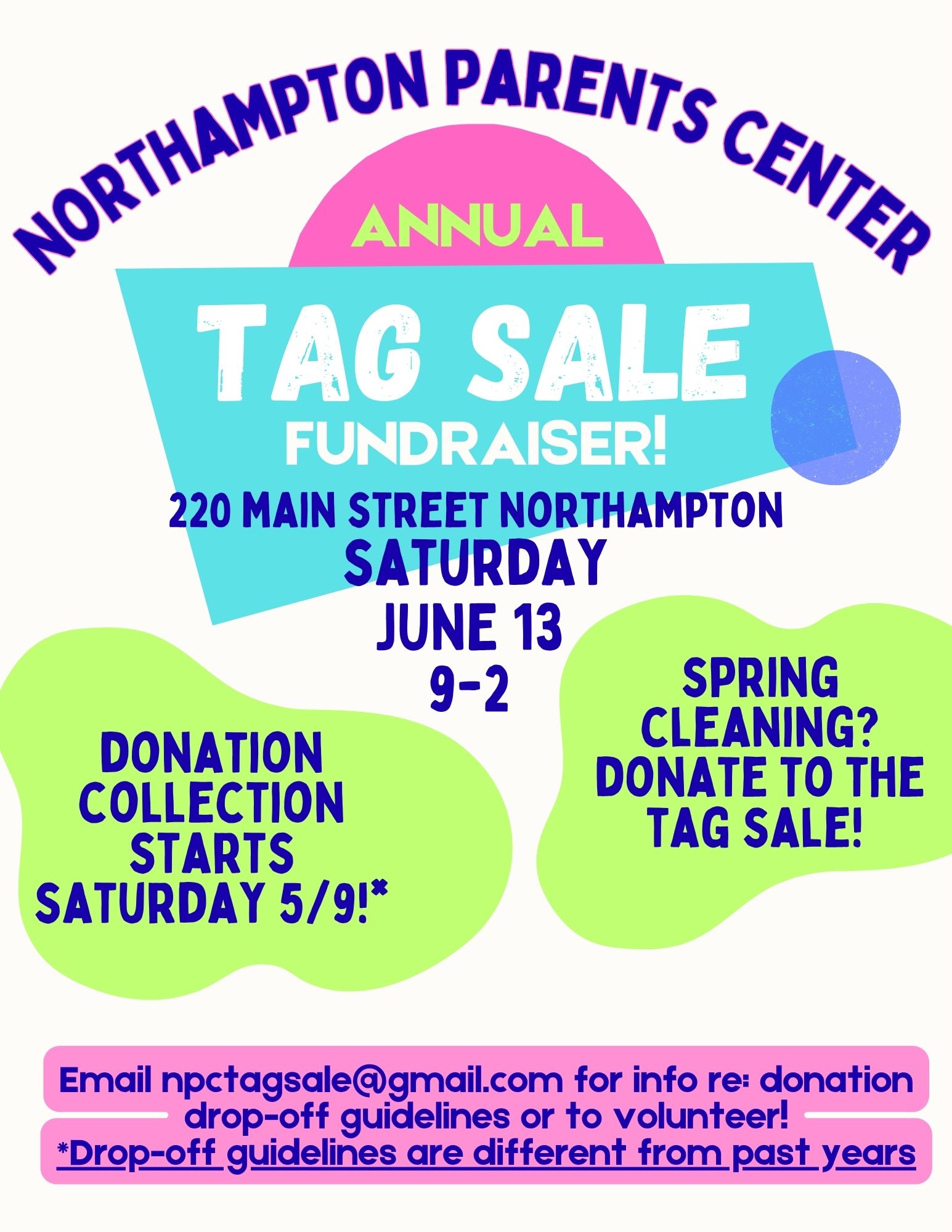 Save the Date! Annual Tag Sale – Saturday, June 13, 2026