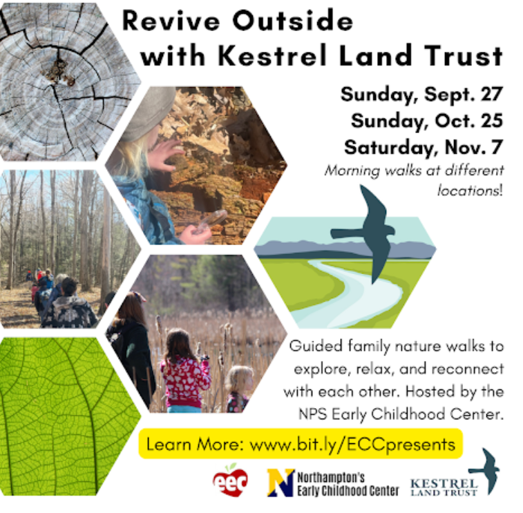 Revive Outside with Kestrel Land Trust this Sunday, September 27!