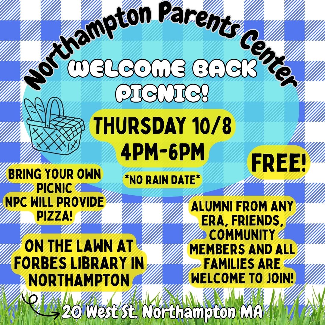 Welcome Back Picnic! Thursday, October 8